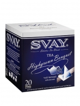Чай черный Svay Highgrown Bouguet (Высокогорный букет), упаковка 20 пирамидок по 4 г