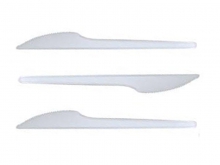 Нож одноразовый, белый пластик, 170 мм, 100 шт./упак.