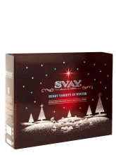 Чай ассорти Svay Berry Variety in Winter, упаковка 48 пирамидок (36 шт. по 2,5 г и 12 шт. по 2 г)
